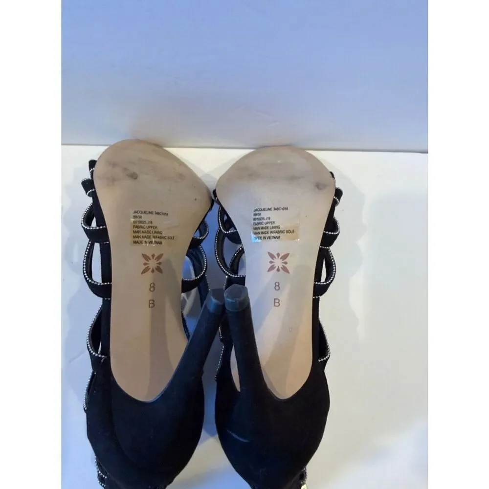 Black Strappy High Heel Sandals - Women's Fashion Stilettos BCB GENERATION